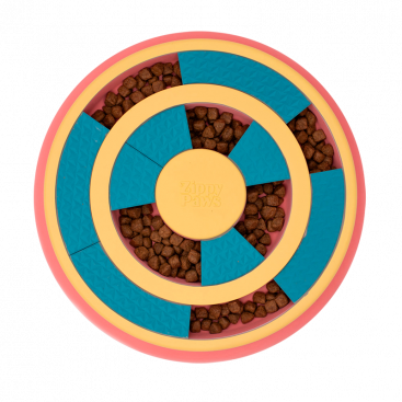 Интерактивная игрушка для собак SmartyPaws Puzzler Feeder Bowl - Wagging Wheel