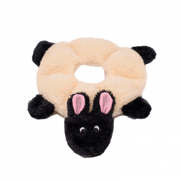 М'яка іграшка для собак вівця  у формі кільця Zippy Paws Loopy - Sheep