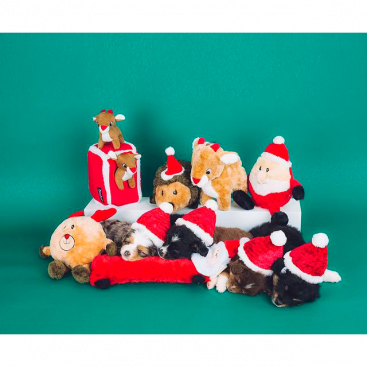 М'яка іграшка для собак ZippyPaws - Holiday Santa