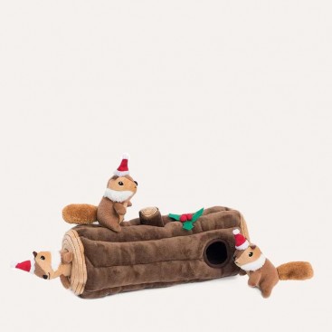 Іграшка для собак різдвяні бурундуки ZippyPaws - Yule Log