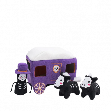 Набір плюшевих іграшок карета з мерцями Zippy Paws - Halloween Burrow - Haunted Carriage
