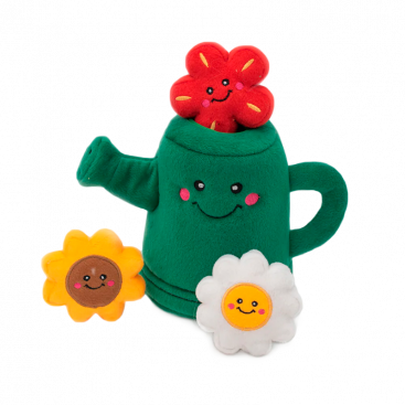 Інтерактивна іграшка для собак, лійка з квітками Zippy Paws - Watering Can with 3 Flowers