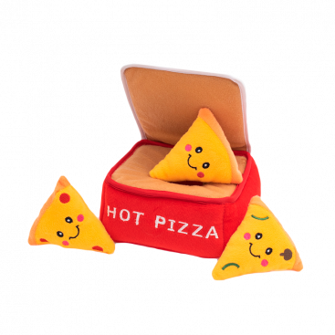 Іграшка для собак, коробка для піци Zippy Burrow – Pizza Box