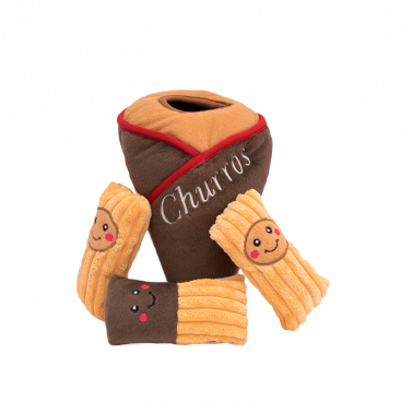 Интерактивная игрушка для собак Zippy Burrow – Churro Cone