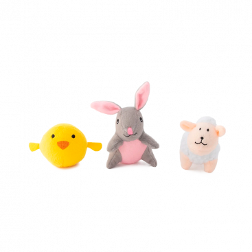 Іграшка для собак, пасхальне яйце та друзі ZippyPaws - Easter Egg and Friends