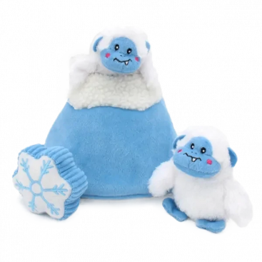 Іграшка для собак Yeti Zippy Paws Holiday Burrow - Yeti Mountain