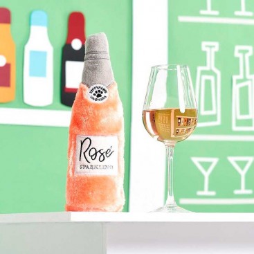 М'яка іграшка для собак пляшка Zippy Paws - Happy Hour Crusherz Rosé