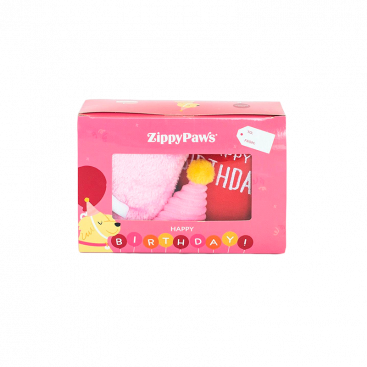 Подарункова коробка для собак до дня народження Zippy Paws - Pup Birthday Box Pink