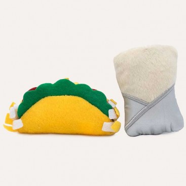 Набір іграшок для котів з мʼятою тако та буріто ZippyClaws - Taco and Burrito