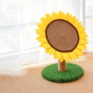 Когтеточка для котов подсолнечник Clawzy - Sunflower Cat Scratcher