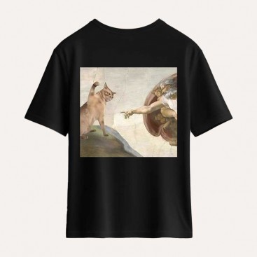 Футболка чоловіча Manfinity Homme - Michelangelo Cat, M