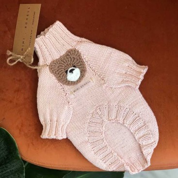 Светр ангора Mimi.schell - Bear Pink, L (сп.35см/ог36-40см)