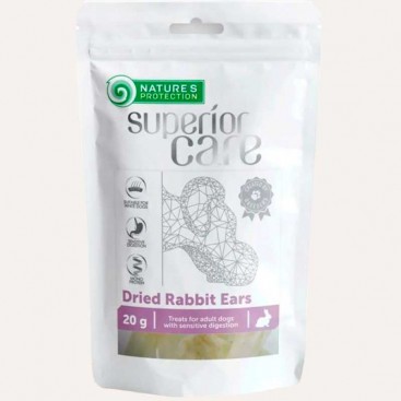 Лакомство для собак Nature's Protection rabbit ears, 20 г