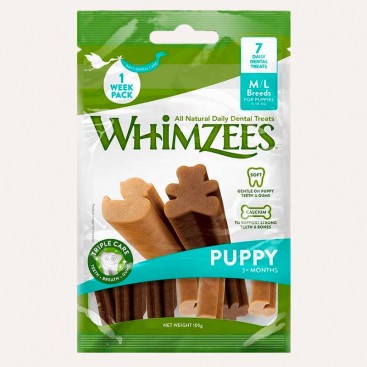 Натуральні ласощі для цуценят середніх порід Whimzees - Puppy M/L, (1шт)