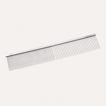 Tauro Pro Line Royal Collection Гребінець металевий рідкі та густі зубці, L, 24,5 см