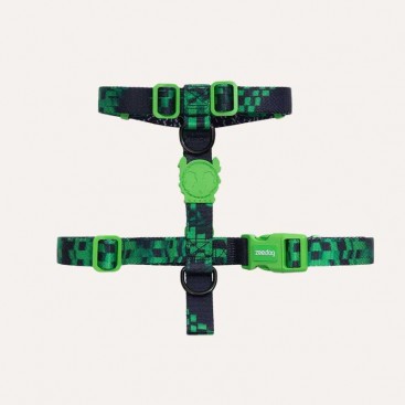 Шлея для собак Zee.Dog - Glitch Error #410 H-Harness, XS