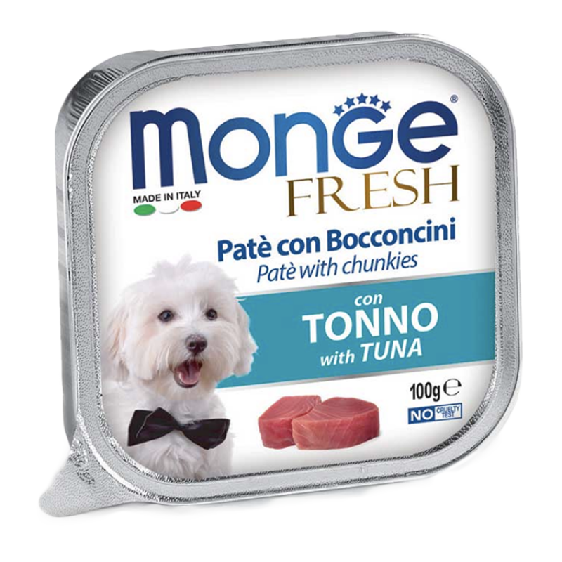 Паштет для собак с тунцом Monge - Paté and Chunkies with Tuna 100 г