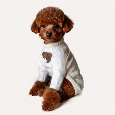 Светр ангора Mimi.schell - Bear White, L (сп.35см/ог36-40см)