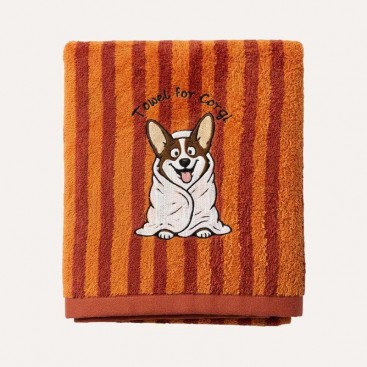 Рушник для собак з вишивкою Montmorency - Striped Corgi Wrap (50x100 см)