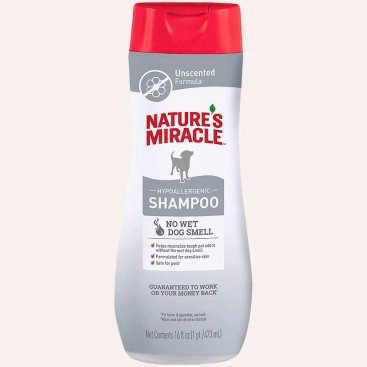Гіпоалергенний шампунь без запаху Nature`s Miracle - Hypoallergenic Shampoo - Unscented, 473 мл