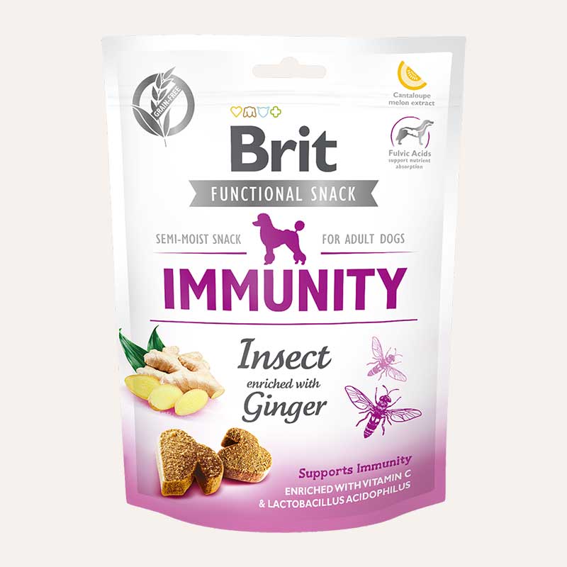 Ласощі для собак з комахами Brit Care Immunity - Insect 150 г.