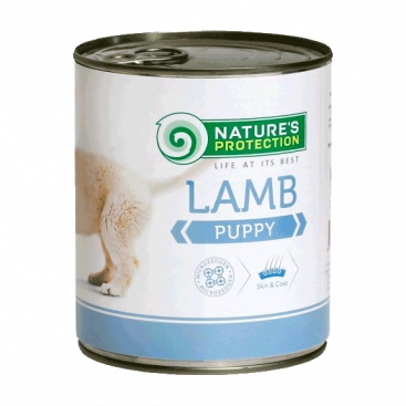Консерви для цуценят з ягням Natures Protection - Lamb 400 г