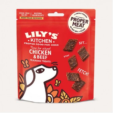 Беззернові ласощі для собак Lily's Kitchen - Chicken & Beef Training Treats 70 г