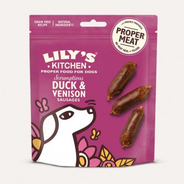 Сосиски з качкою та олениною Lily's Kitchen - Scrumptious Duck & Venison Sausages 70 г