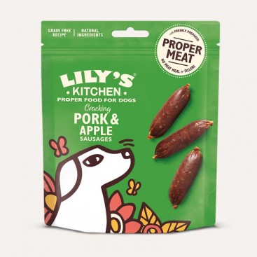 Сосиски зі свининою та яблуками Lily's Kitchen - Cracking Pork & Apple Sausages 70 г