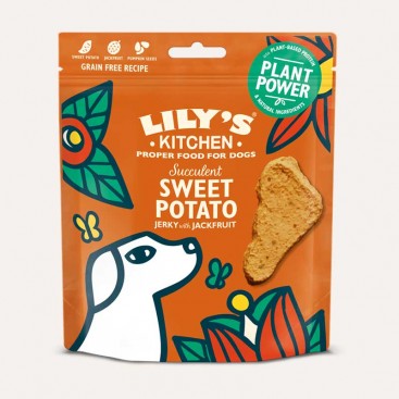 Вегетаріанські ласощі з бататом для собак Lily's Kitchen - Sweet Potato Jerky with Jackfruit 70 г