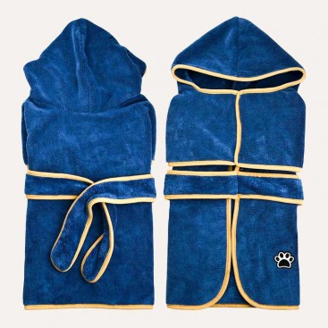 Плюшевий халат з капюшоном CareDo - Cobalt Blue, XS