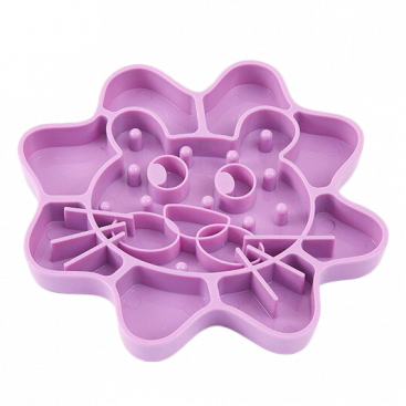 Миска для повільного годування у формі мордочки FeedyFun - Lion lavender
