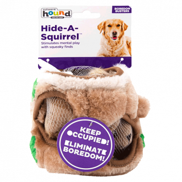 М'яка інтерактивна іграшка для собак Outward Hound - Hide A Squirrel, S