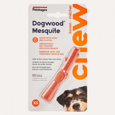 Деревна паличка з ароматом барбекю Petstages - Mesquite Dogwood Red, XS