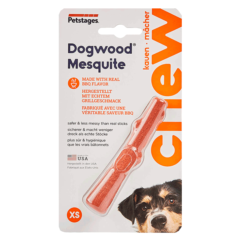 Древесная палочка с ароматом барбекю Petstages - Mesquite Dogwood Red, XS