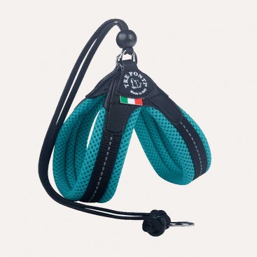 М'яка сітчаста шлея з регульованим об'ємом Tre Ponti - Pastel mesh  - Green, Розмір 1 (1-3 kg)