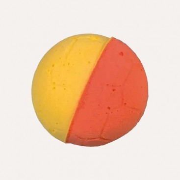 Іграшка для котів м'який поролоновий м'ячик Trixie - Brown and Orange, 4 см
