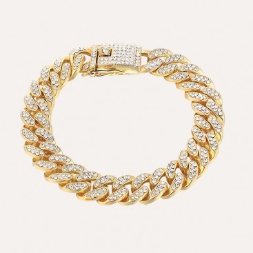 Ошейник-украшение для домашних животных - Gold Cuban (25 см)
