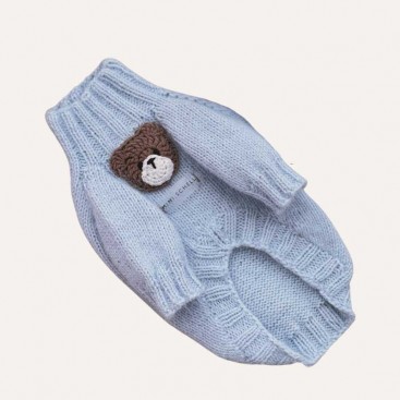 Свитер ангора Mimi.schell - Bear Blue, S (сп.25см/ог28-32см)