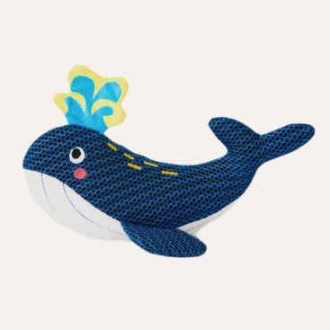 Мʼяка іграшка для собак HugSmart - Ocean Pals Whale