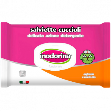 Серветки для цуценят Inodorina - Salviette Cuccioli , 40 шт