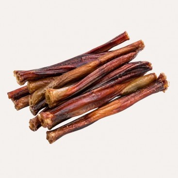 Натуральні ласощі для собак бичий корінь Bark&Tail - 100% Bully Stick (Dried Beef Pizzle) 20 см 1 шт