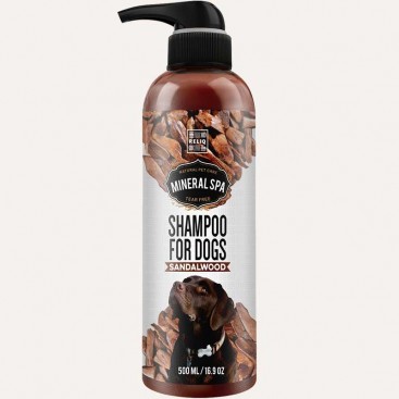 Шампунь для собак с маслом сандала ReliQ - Mineral Spa Sandalwood Shampoo 500 мл