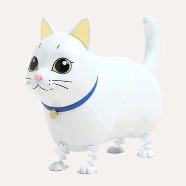 Повітряна кулька 3D на день народження котика Fiesta - 3D White Cat