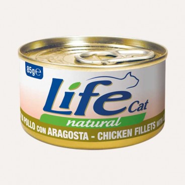 Консерви для котів з куркою та лобстером LifeCat 85 г