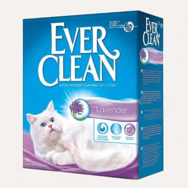 Наповнювач для котячих туалетів з ароматом лаванды Ever Clean - Lavender, 10 л