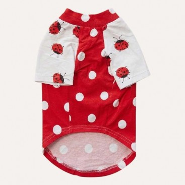 Футболка для собак Montmorency - Ladybug Red M mini