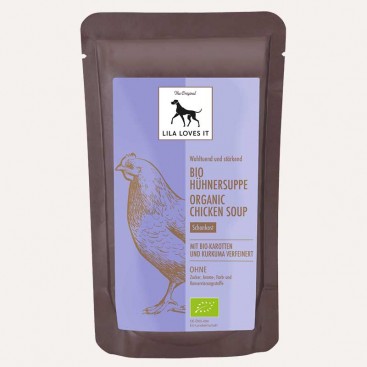 Ограниченный куриный суп для собак Lila Loves it - Organic Chicken Spoup, 130 г