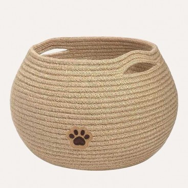 Корзинка для хранения игрушек PetsIn - Round Beige