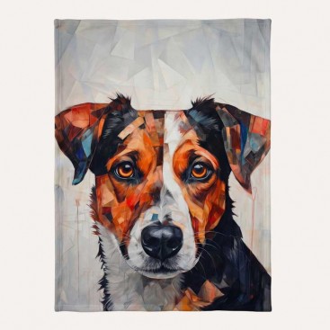 Флисовое одеяло Montmorency - Jack Russell,140х100 см